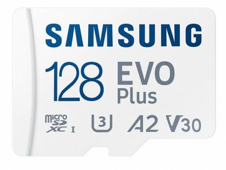 Карта памяти microSDXC 128 ГБ Samsung EVO Plus