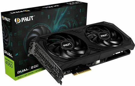 Видеокарта Palit RTX 4060 DUAL 8 Gb