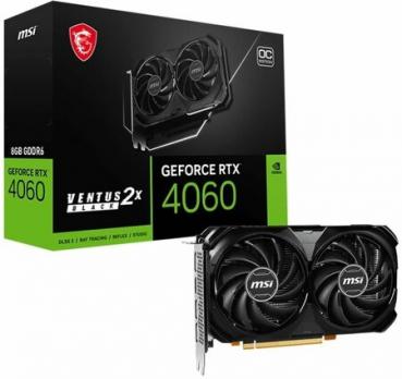 Видеокарта MSI GeForce RTX 4060 Ventus 2X Black OC 8G